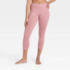 Women's Simplicity Mid-rise Capri Leggings 20 - All In Motion Faded Rose Xs, Faded Pink