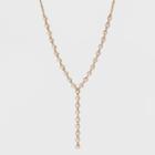Faux Pearls Y Necklace - A New Day Gold,