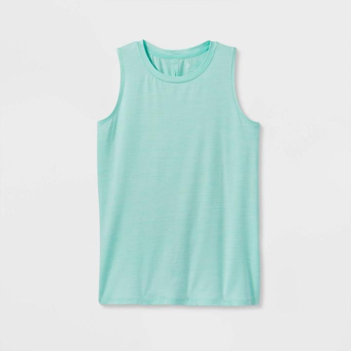 Girls' Studio Tank Top - All In Motion Aqua Green