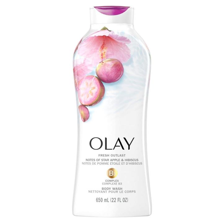 Olay Fresh Outlast Body Wash With Star Apple & Hibiscus