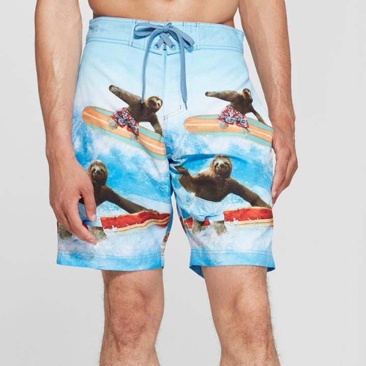 Target Men's Board Shorts - Beach Blue