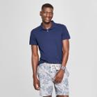 Target Men's Short Sleeve Slim Fit Loring Polo Shirt - Goodfellow & Co Navy Voyage