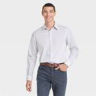 Men's Gingham Check Standard Fit Performance Dress Long Sleeve Button-down Shirt - Goodfellow & Co