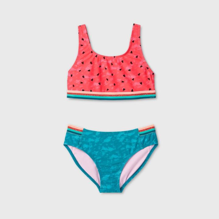 Girls' Watermelon Fun 2pc Bikini Set - Cat & Jack Pink