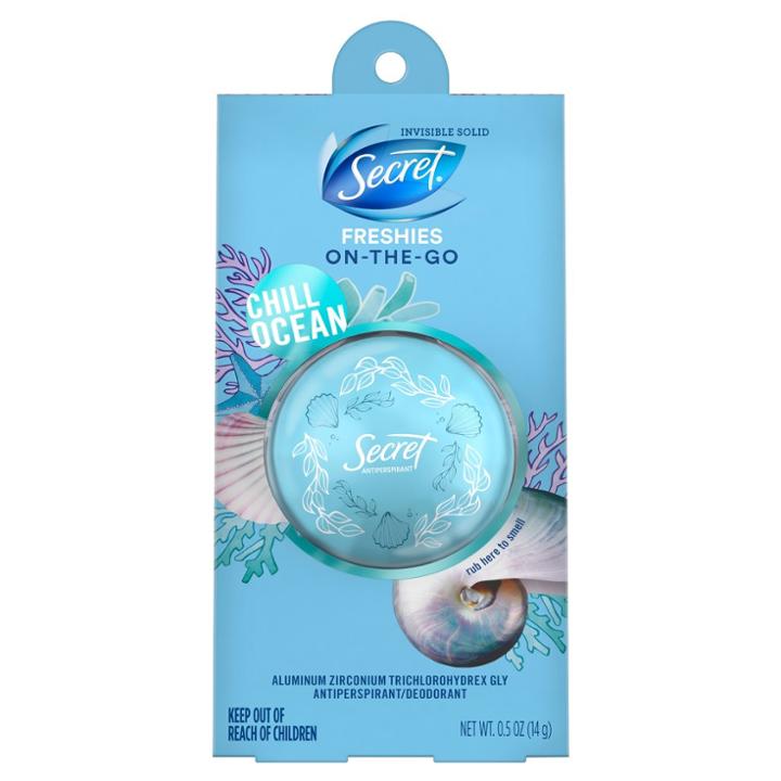 Target Secret Freshie Chill Ocean Invisible Solid Antiperspirant And Deodorant