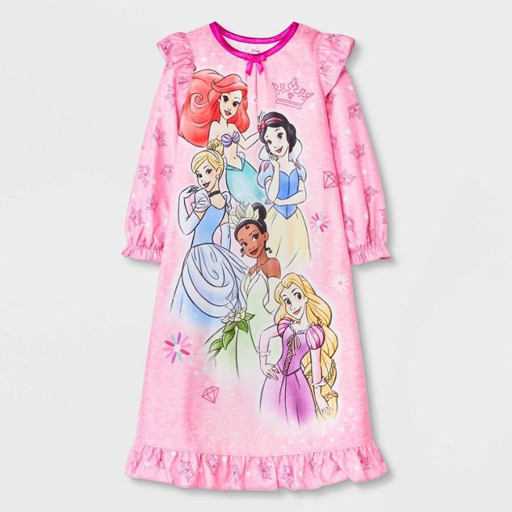 Toddler Girls' Disney Princess Nightgown - Pink