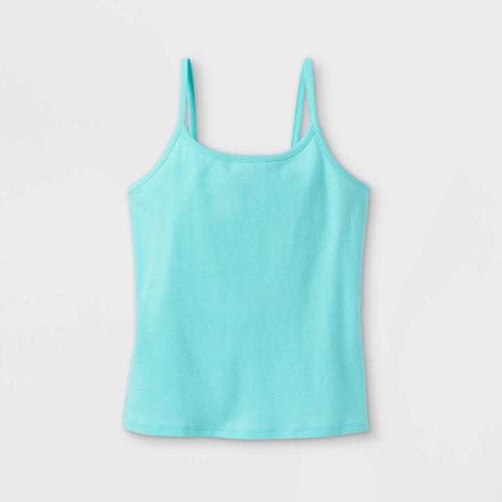 Girls' Tank Top - Art Class Aqua Green
