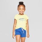 Toddler Girls' Short Sleeve Graphic T-shirt - Cat & Jack Yellow