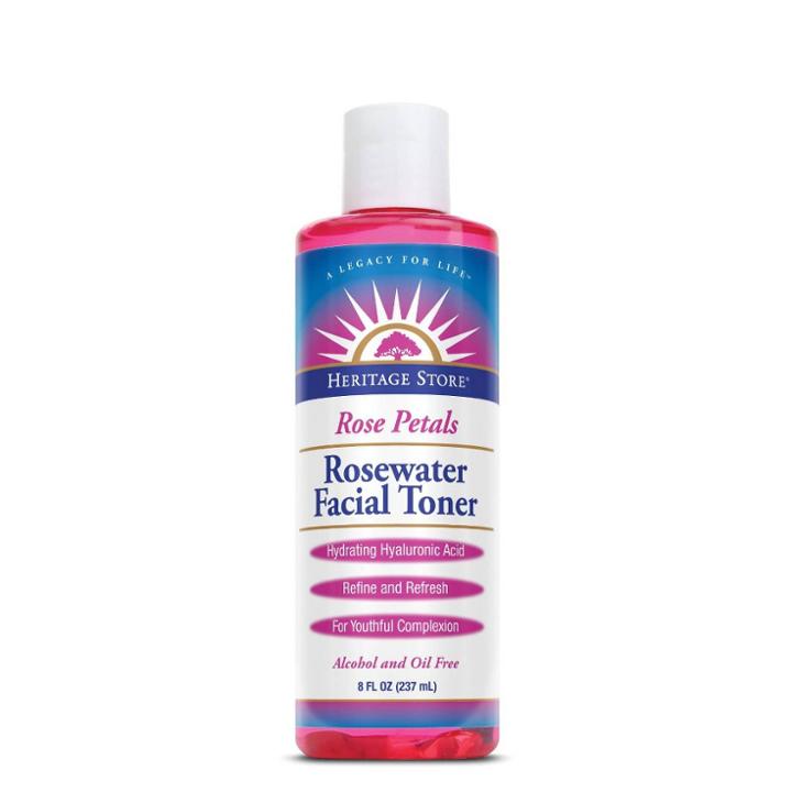 Heritage Store Rosewater Facial Toner - 8 Fl Oz, Adult Unisex