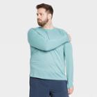 Men's Long Sleeve Run T-shirt - All In Motion Teal S, Men's, Size: