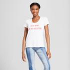 Women's Dear Wine, Be My Valentine Short Sleeve Scoop Neck T-shirt - Grayson Threads - White