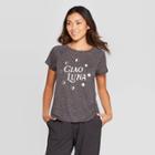 Women's Ciao Luna Sleep T-shirt - Stars Above Heather Gray L, Women's,