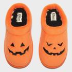 Kids' Dluxe By Dearfoams Halloween Pumpkin Slippers - Orange
