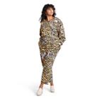 Women's Plus Size Animal Print 3/4 Sleeve Jumpsuit - Rachel Comey X Target Yellow