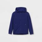 Boys' Ponte Full Zip Hooded Sweatshirt - All In Motion Indigo Blue