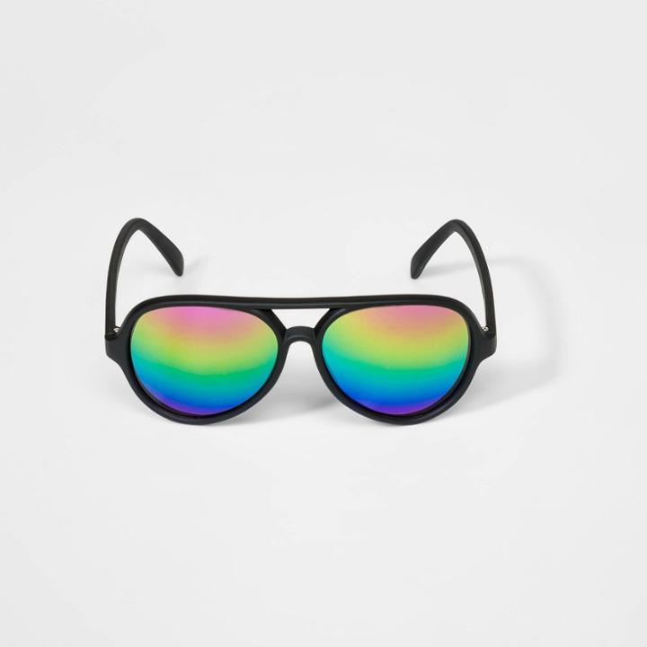 Boys' Aviator Sunglass - Cat & Jack Black, Boy's