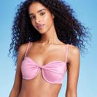 Shade & Shore Women's Underwire Twist-front Bikini Top - Shade &