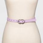 Women's Double Buckle Belt - A New Day Lilac
