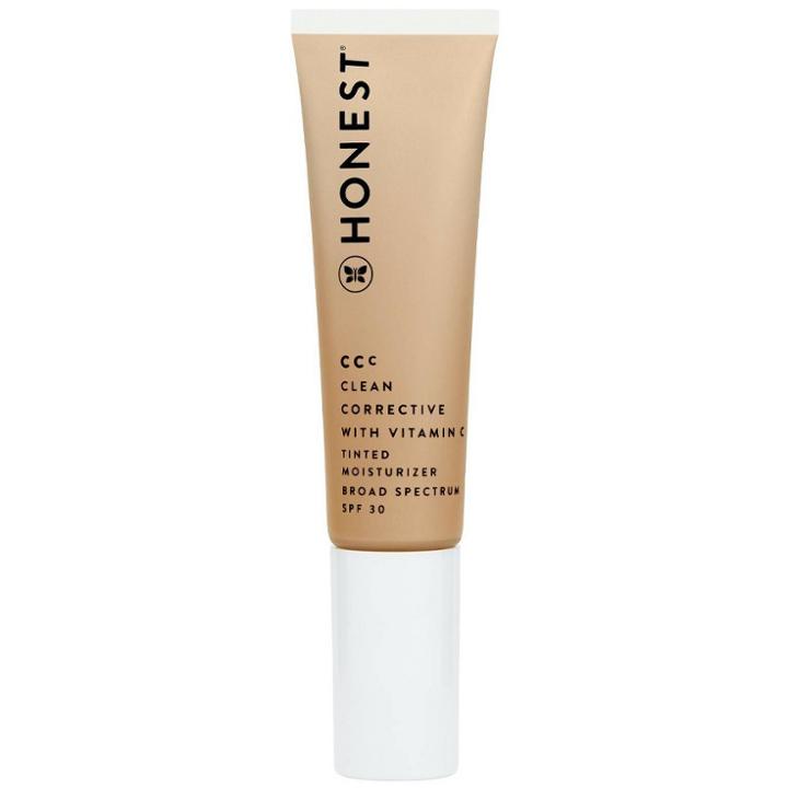 Honest Beauty Cc Tinted Moisturizer With Vitamin C Broad Spectrum - Spf 30 - Alabaster