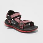 Toddler Boys' Teddy Hiking Sandals - Cat & Jack Red