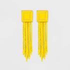 Sugarfix By Baublebar Brightly Beaded Tassel Earrings - Yellow, Girl's