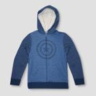 Marvel Boys' Captain America Hooded Jacket - Denim Heather