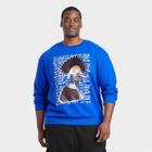 No Brand Black History Month Adult Plus Size My Voice, My Power Pullover Sweatshirt - Blue