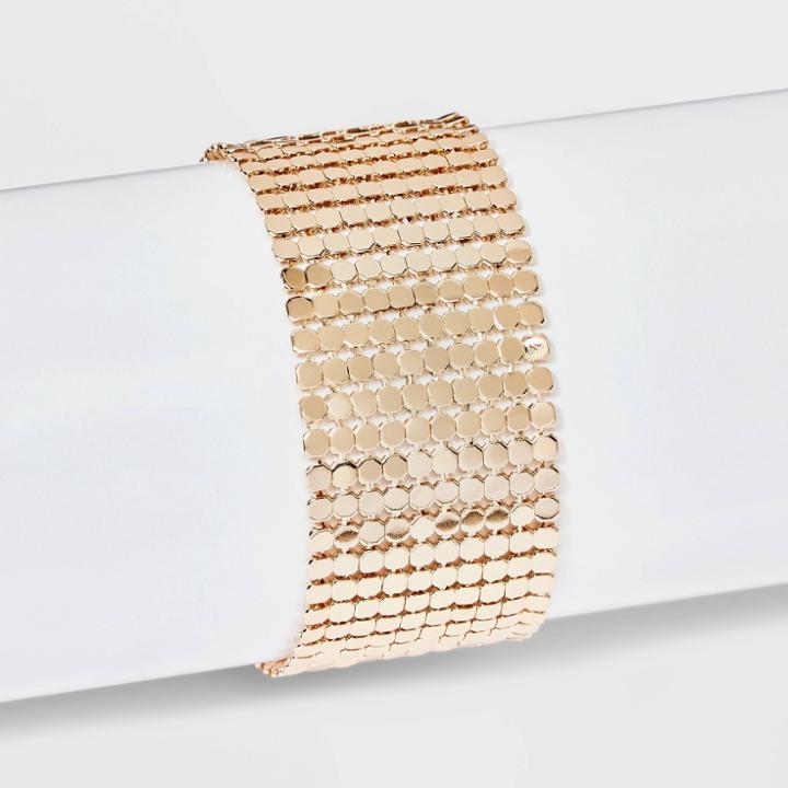 Sparkle Mesh Hematite Wrap Bracelet - A New Day