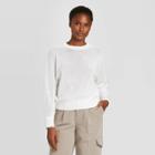 Women's Crewneck Pullover Sweater - Prologue White