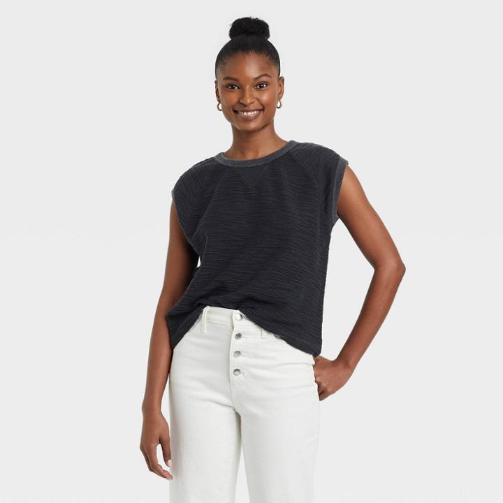 Women's Sweatshirt - Universal Thread Black