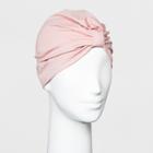 Women's Twist Front Knit Hat - A New Day Pink