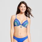 Women's Shore Light Lift Crochet Bikini Top - Shade & Shore Blue