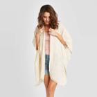 Women's Slub Kimono - Universal Thread Frozen White One Size, Women's