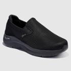 S Sport By Skechers Men's Porter Slip-on Arch Support Sneakers - Black