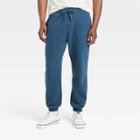 Men's Standard Fit Tapered Jogger Pants - Goodfellow & Co Dark Blue