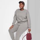 Women's Plus Size Sweatshirt - Wild Fable Gray