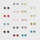 Colorful And Small Stud Multi Earrings 18ct - Wild Fable,