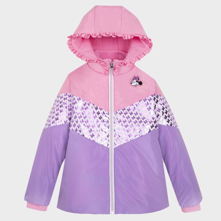 Girls' Disney Minnie Mouse Rain Coat - 3 - Disney Store, Pink/purple