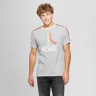 Junk Food Men's Atari Striped Block Short Sleeve T-shirt - Gray