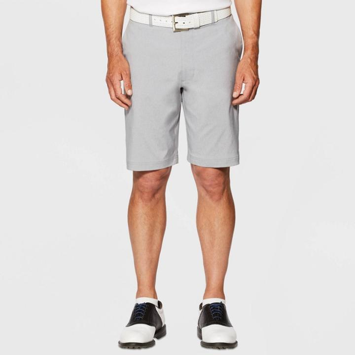Jack Nicklaus Men's Heathered Golf Shorts - Sleet Gray Heather
