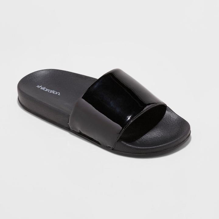 Women's Misty Slide Sandal - Xhilaration Black
