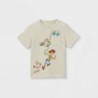 Disney Toddler Boys' Toy Story Short Sleeve Pocket T-shirt - Cream