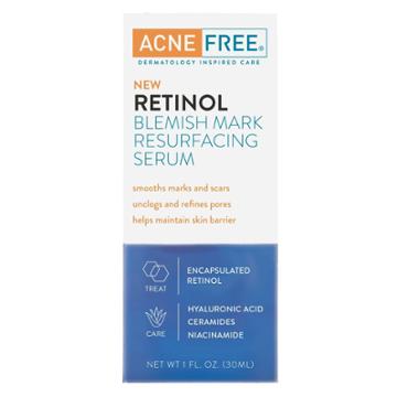 Acnefree Retinol Blemish Mark Resurfacing Face Serum