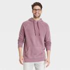 Men's Standard Fit Hooded Sweatshirt - Goodfellow & Co Rose Red