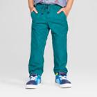 Toddler Boys' Cozy Lined Pull-on Pants - Cat & Jack Dark Green
