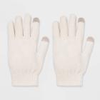 Women's Knit Gloves - Wild Fable Cream, Ivory