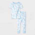 Toddler 2pc Easter Rabbit Tight Fit Pajama Set - Cat & Jack Blue