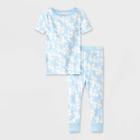 Toddler 2pc Easter Rabbit Tight Fit Pajama Set - Cat & Jack Blue
