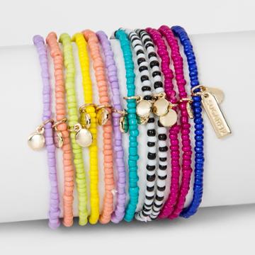 Sugarfix By Baublebar Beaded Wrap Set Of Twelve Bracelet, Women's,