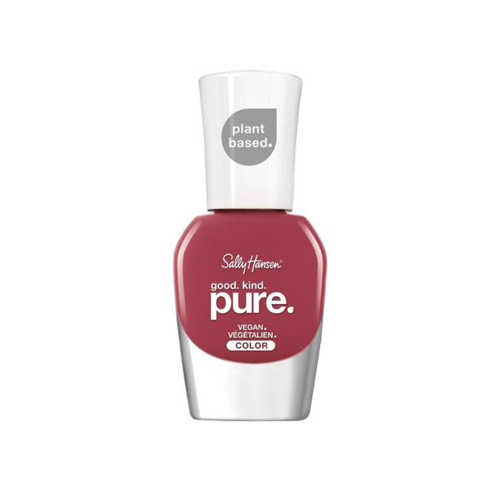 Sally Hansen Nail Polish Good. Kind. Pure. 260 Eco-rose - 0.33 Fl Oz, Eco-pink